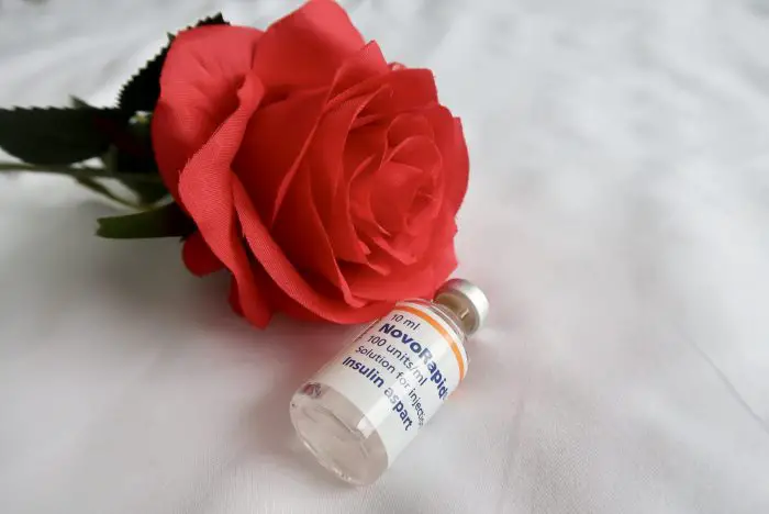 Spare a rose, save a child | Insulin vial and a rose www.oddhogg.com