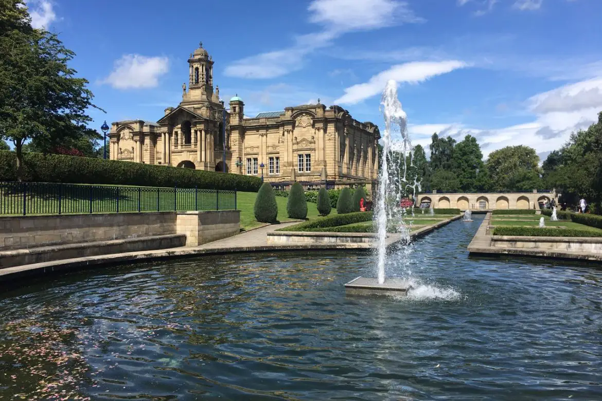 A fountain in Lister Park Bradford