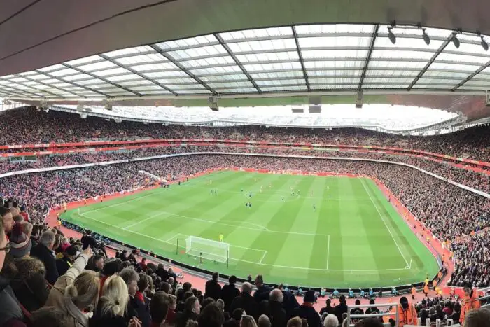 The Emirates football stadium
